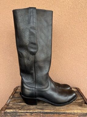 Vintage Olathe Shooter Boot Stove Pipe Cowboy Boot